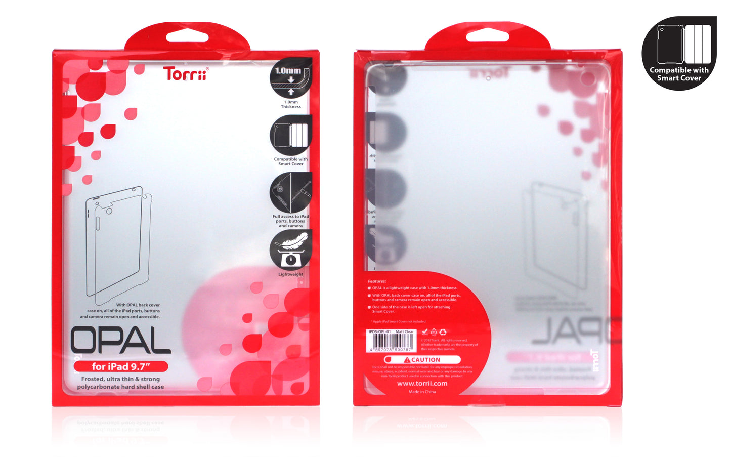 Torrii Opal Case- iPad 9.7" / Clear