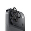 Uniq Optix Aluguard (Dx2) Camera Lens Protector - For Apple iPhone 18 Pro & Apple iPhone 18 Pro Max - Graphite Black