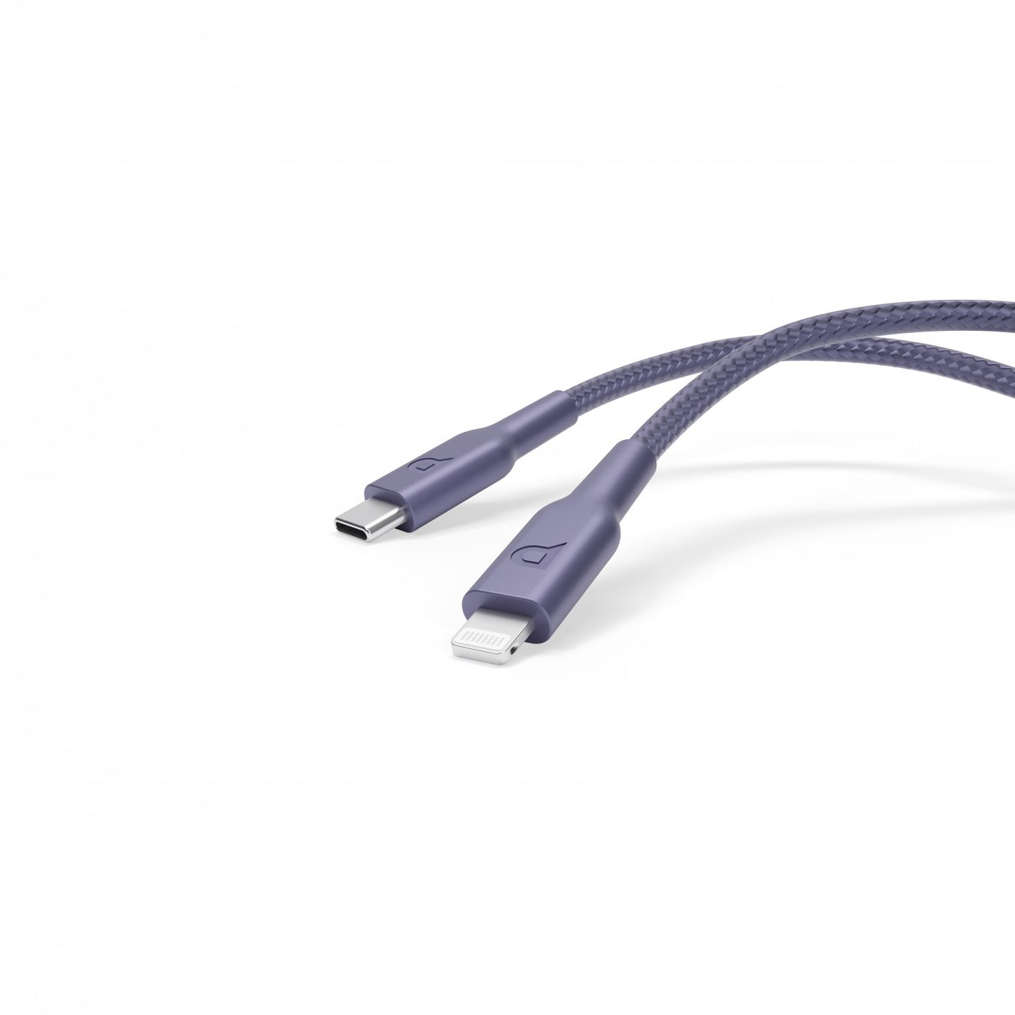 Powerology Braided USB-C To Lightning Cable - 1.2m / Purple