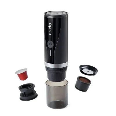 Portable Coffee Maker | Compact Espresso Machine - Black