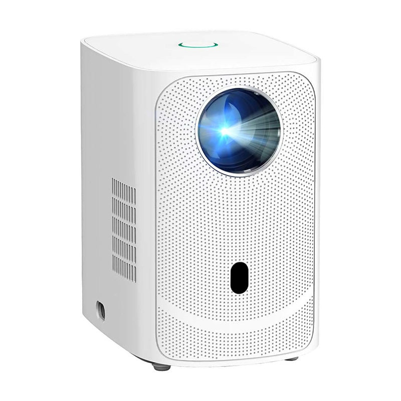 Porodo Mini Projector Wireless Mirroring - 55W / HDMI / USB / Audio Port / WiFi / Bluetooth - White