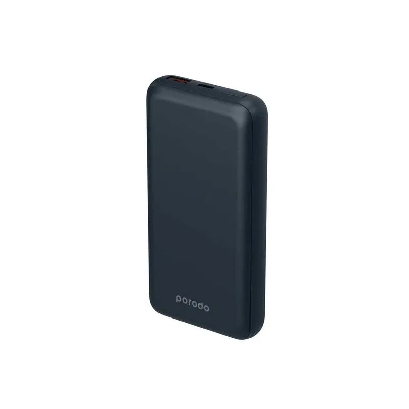 Porodo PD Metallic Powerbank - 20000mAh / 20W / USB-A / Type-C - Dark Grey