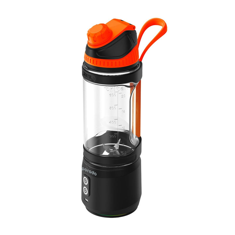 Porodo Lifestyle Dual Spin Clockwise & Reverse Portable Blender - Black