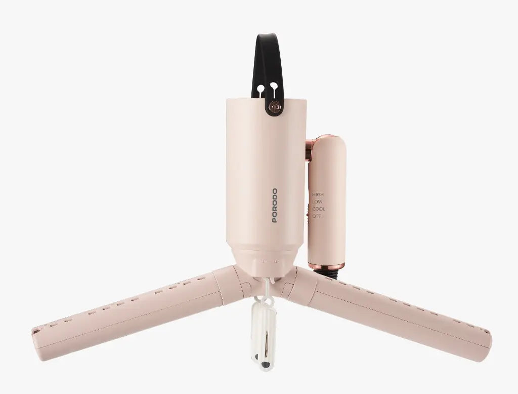 Porodo 2-In-1 Hair & Garment Dryer - Pink