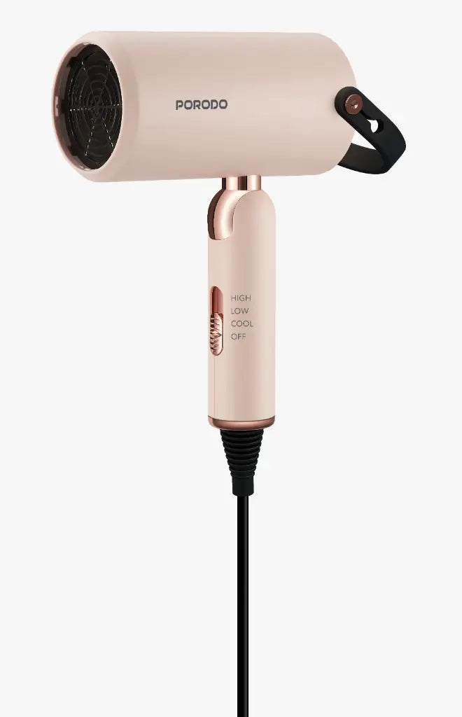 Porodo 2-In-1 Hair & Garment Dryer - Pink