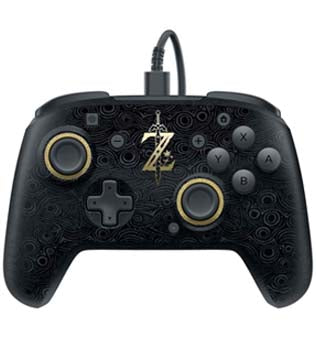 Power A SW Faceoff deluxe Wired Pro Controller ZELDA