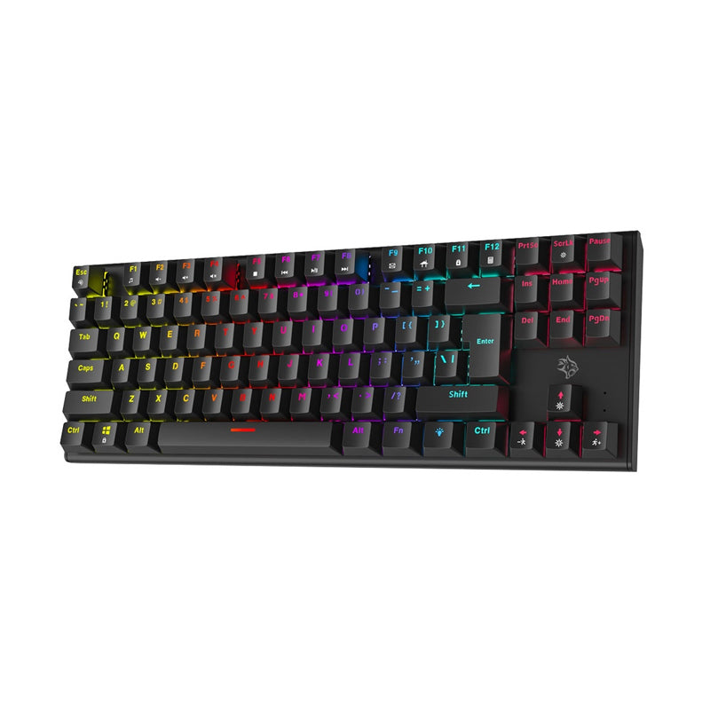 Gaming TKL Mechanical Keyboard - 1.5m / 1500mAh / Wired / Type-C / Arabic/English - Black