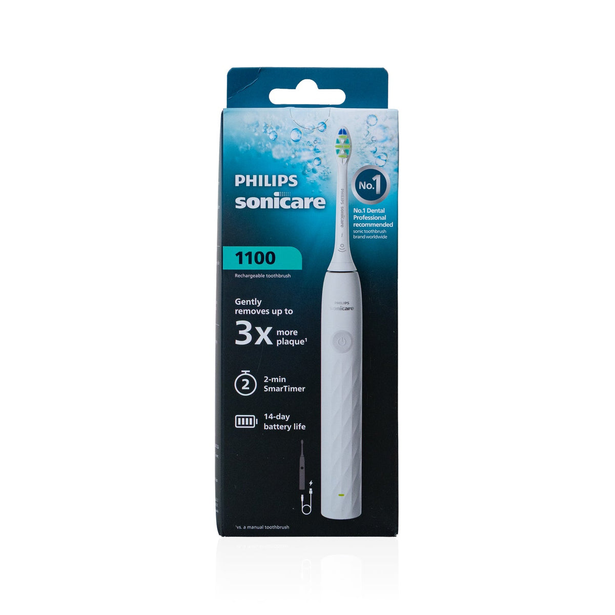 Philips Sonicare Rechargeable Toothbrush 1100 Series - White