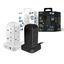 XPower Pillar 8 PL8 Mini 12 Outout Surge Power Strip - 3 Meter / White