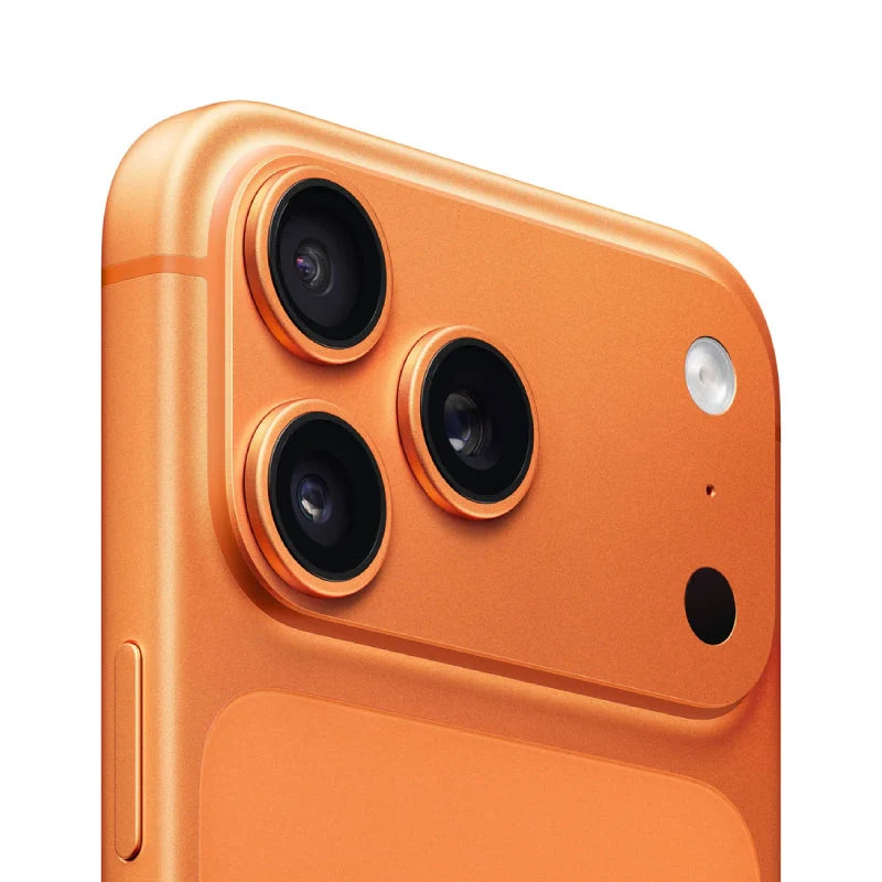 Bundle Offer - Apple iPhone 17 Pro Max - 256GB / Cosmic Orange / 5G / 6.9" / Middle East Version + Apple AirPods Pro 3 with MagSafe Charging Case - Bluetooth / USB-C / White