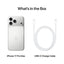 Bundle offer - Apple iPhone 17 Pro Max - 256GB / Silver / 5G / 6.9" / Middle East Version + Apple AirPods Pro 3 with MagSafe Charging Case - Bluetooth / USB-C / White