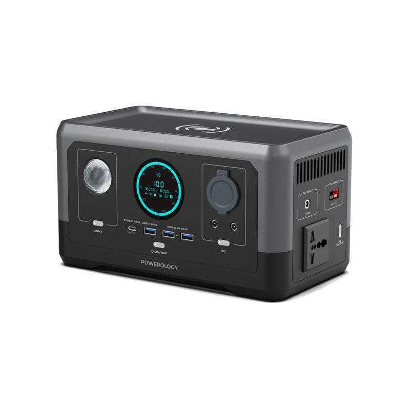 Powerology Portable Power Generator Fast Charging 76800mAh 300W - Black