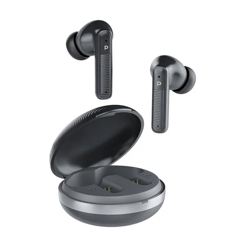 Powerology TWS Earphone with Quard Mic ENC - Type-C / 10M / Bluetooth V5.3 / Black