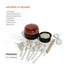 Porodo Lifestyle Wax Warming Hair Removal Kit - Black