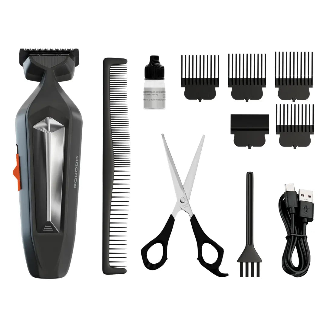 Porodo Raze Lifestyle Rechargeable Trimmer - Black