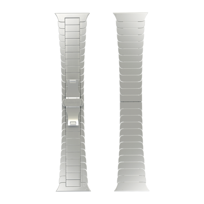 Smartix Premium Stainless steel Strap For Apple watch 49/45/44/42 - Silver