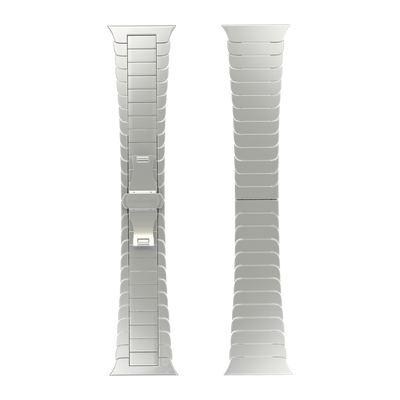 Smartix Premium Stainless steel Strap For Apple watch 49/45/44/42 - Silver