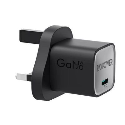 RAVPower RP-PC1055 Mini  GaN Charger - 20W / Type-C / Black