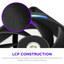 NZXT F120X Performance RGB Single Case Fan - 120mm / Black