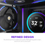 NZXT F120X Performance RGB Single Case Fan - 120mm / Black