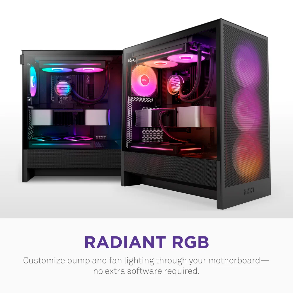 NZXT Kraken Core 360 RGB AIO Liquid Cooler - 360mm / Black