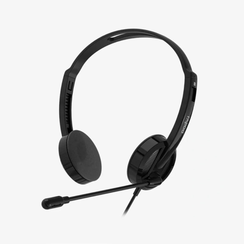 Rapoo H101 Wired Stereo Headset - 3.5mm Jack / Black