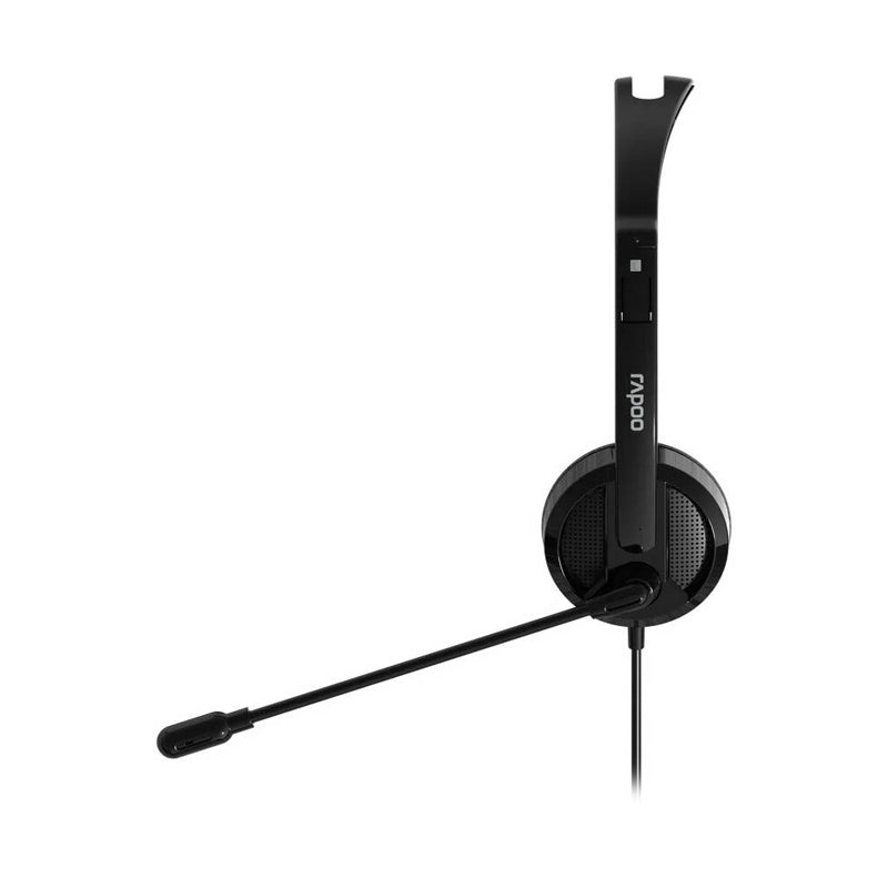 Rapoo H101 Wired Stereo Headset - 3.5mm Jack / Black