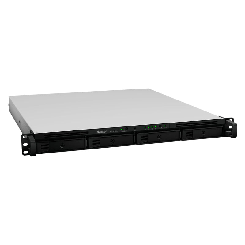 Synology RackStation RS1619xs+ - 64TB / 4x 16TB / SATA / 4-Bays / USB / LAN / Rack (1U)