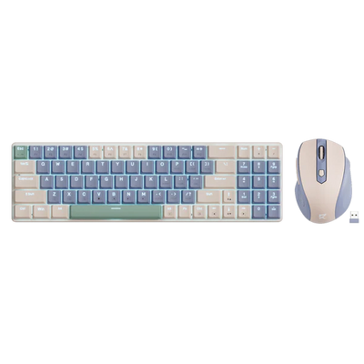 Redragon BS8772 Wireless Keyboard and Mouse Combo - Lollipop Blue