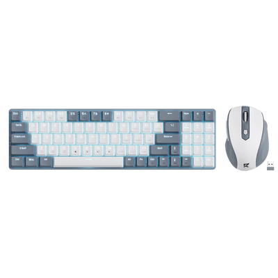 Redragon BS8772 Wireless Keyboard and Mouse Combo - Ash Grey
