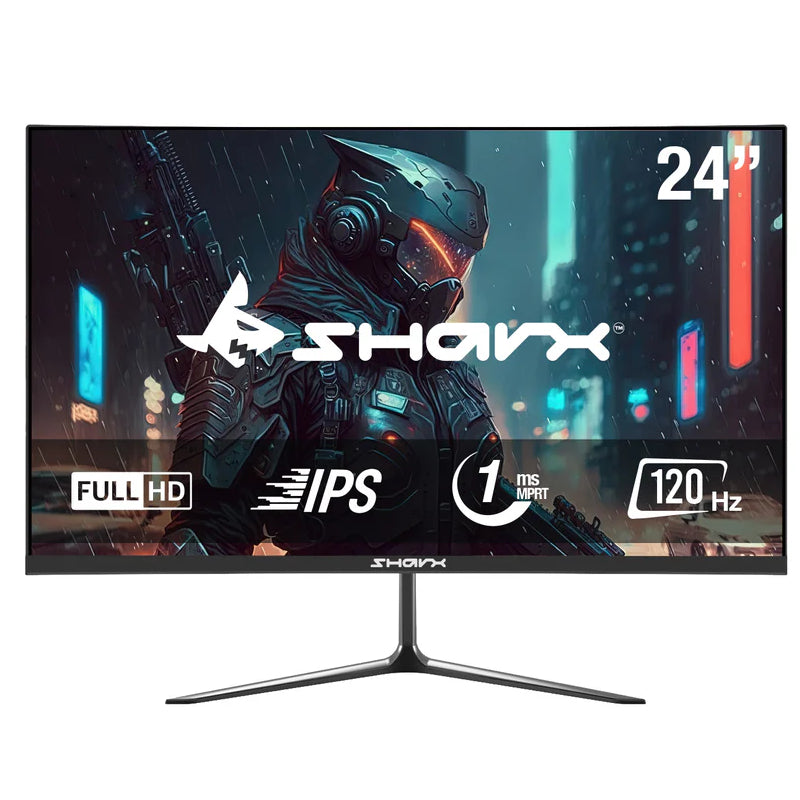 SHARX - 24" FHD / 1ms / 120Hz / 2.0HDMI - Gaming Monitor