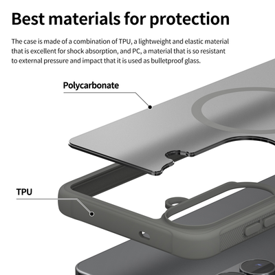 Araree Duple Magsafe Case For Samsung Galaxy S26 - Armor Black