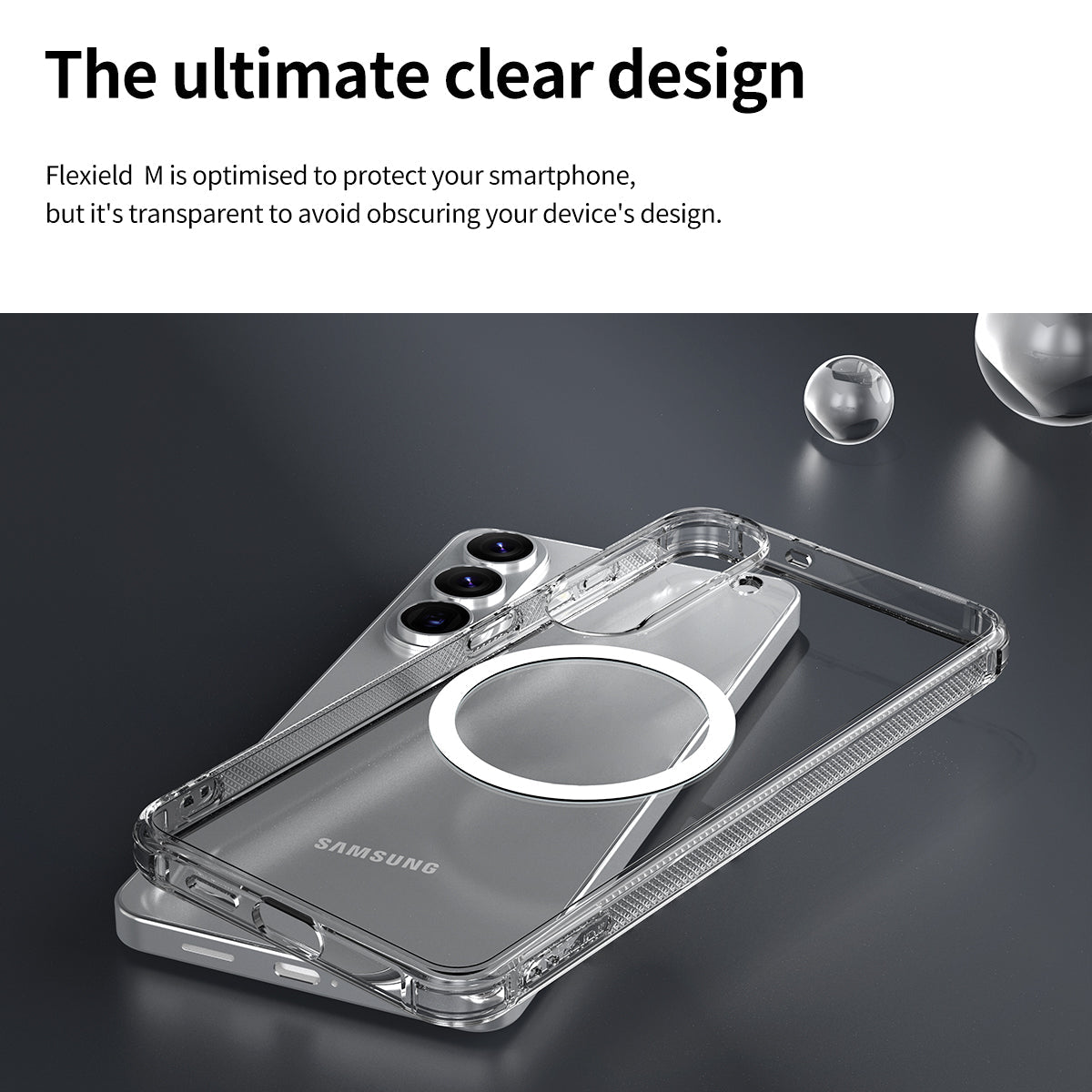 حافظة اراري  ماج سيف حافظة  سامسونج جالكسي  بلس  شفاف