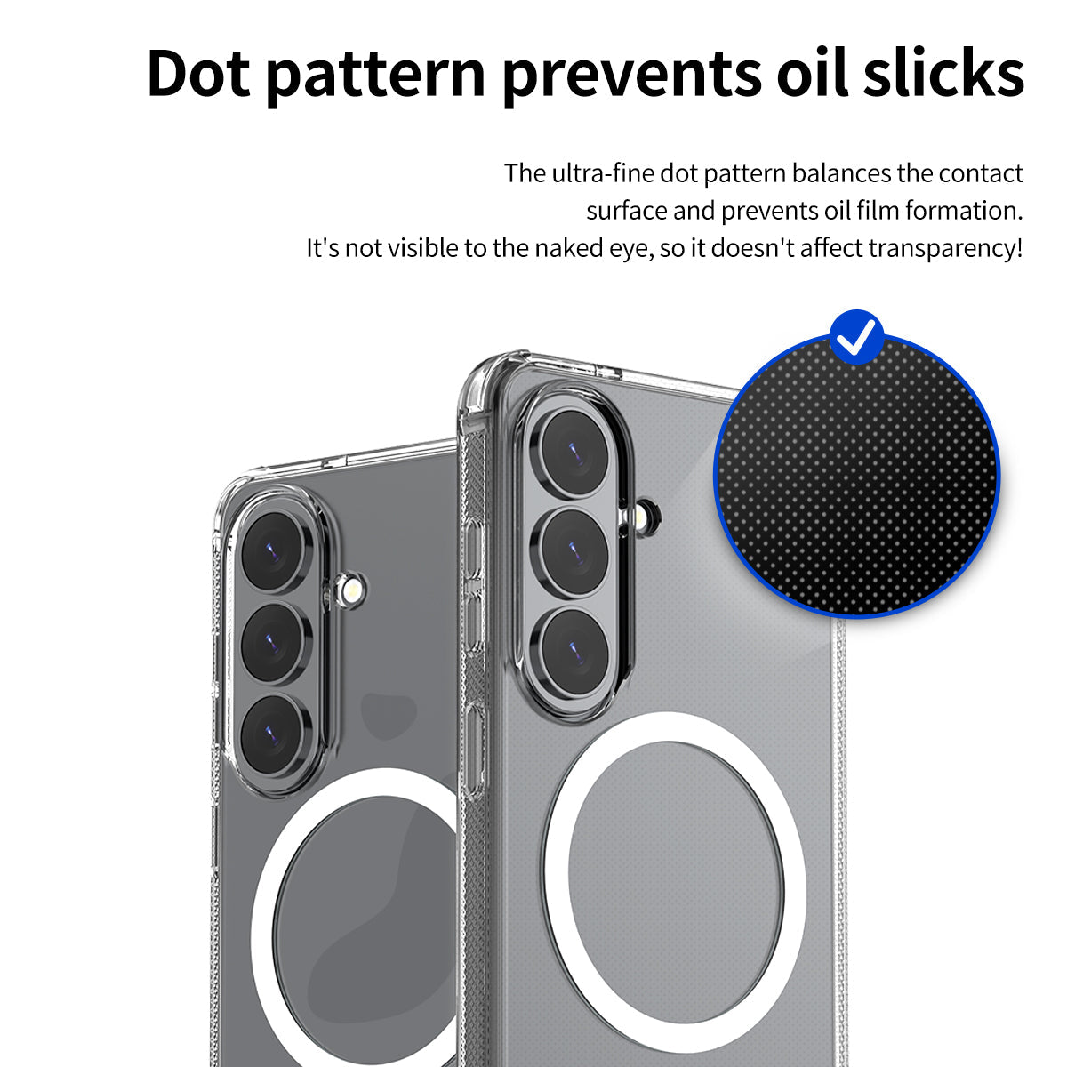 حافظة اراري  ماج سيف حافظة  سامسونج جالكسي  بلس  شفاف