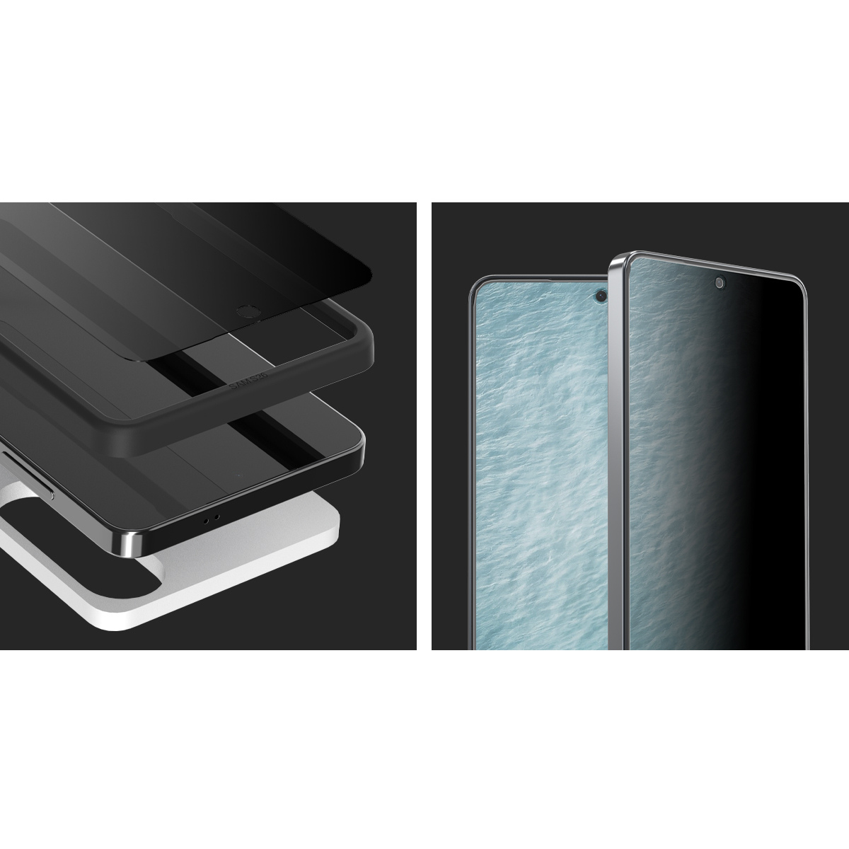 شاشة اراري كور  للهاتف سامسونج جالكسي  بلس  أسود