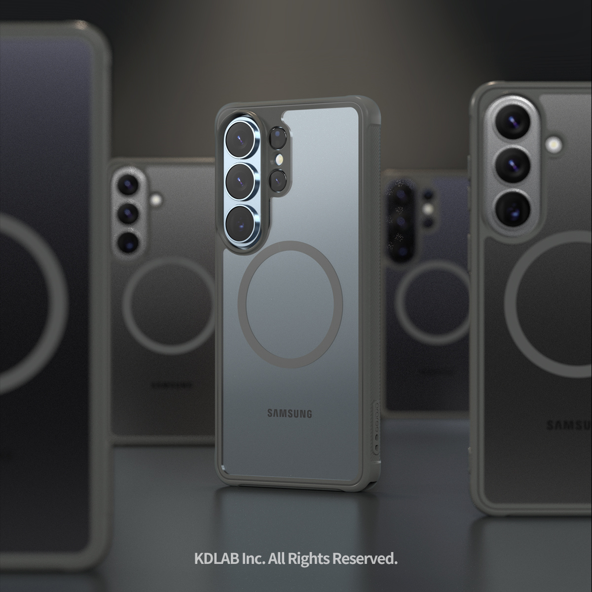 حافظة اراري  ماج سيف حافظة  سامسونج جالكسي  بلس  أرمور أسود