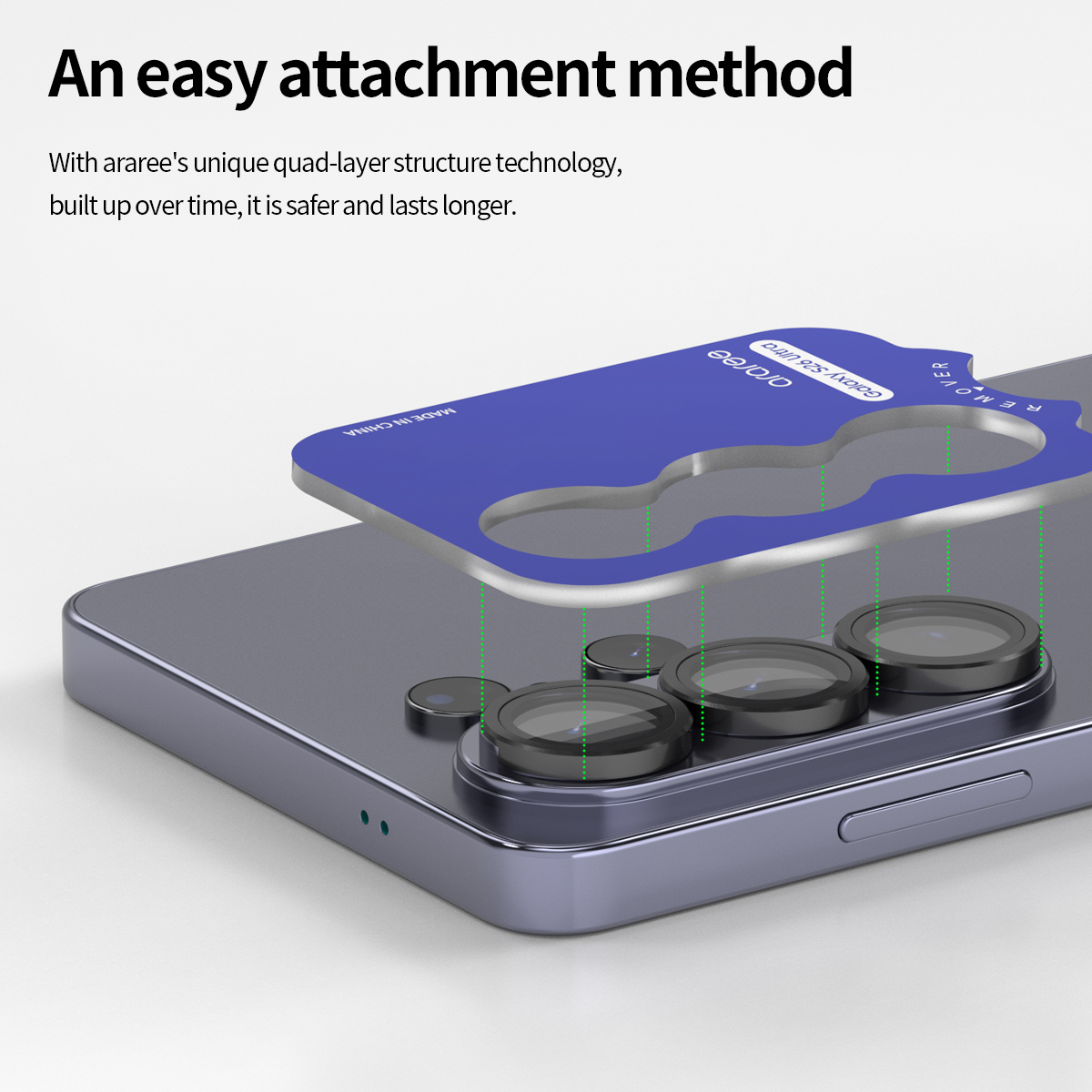 حلقة اراري عدسة  كاميرا  (C-Subcore) لهاتف سامسونج جالكسي  ألترا  شفاف