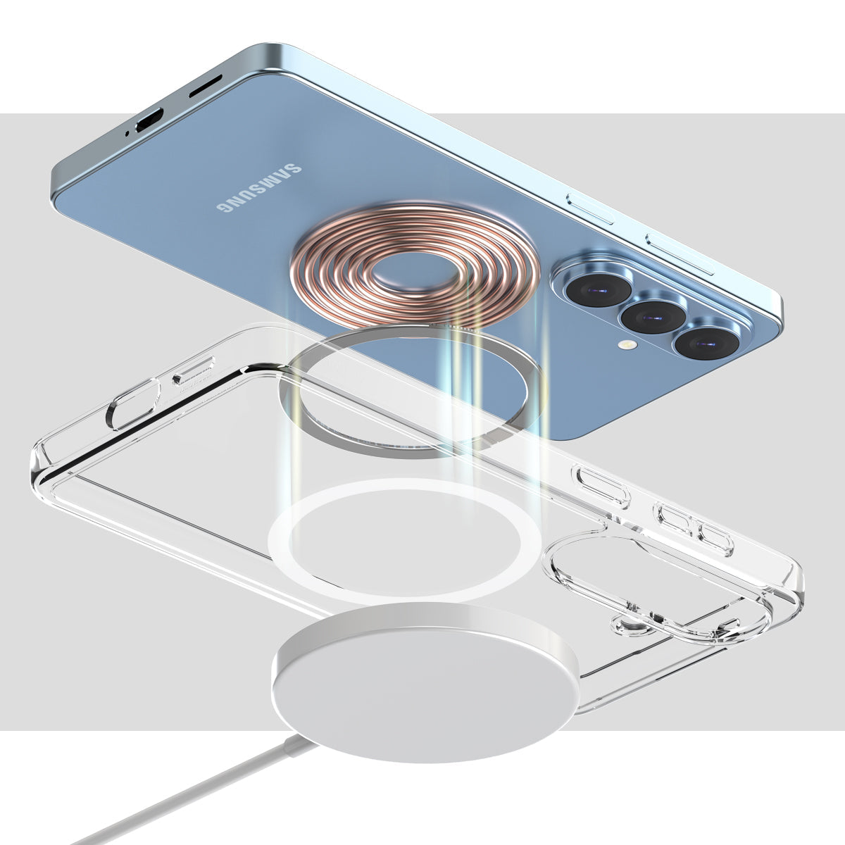 حافظة اراري  ماج سيف حافظة  سامسونج جالكسي  ألترا شفاف