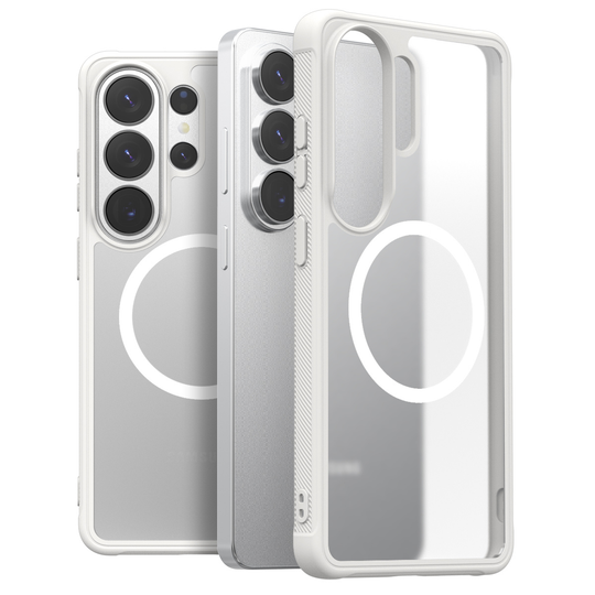 حافظة اراري  ماج سيف حافظة  سامسونج جالكسي  ألترا  أرمور أبيض