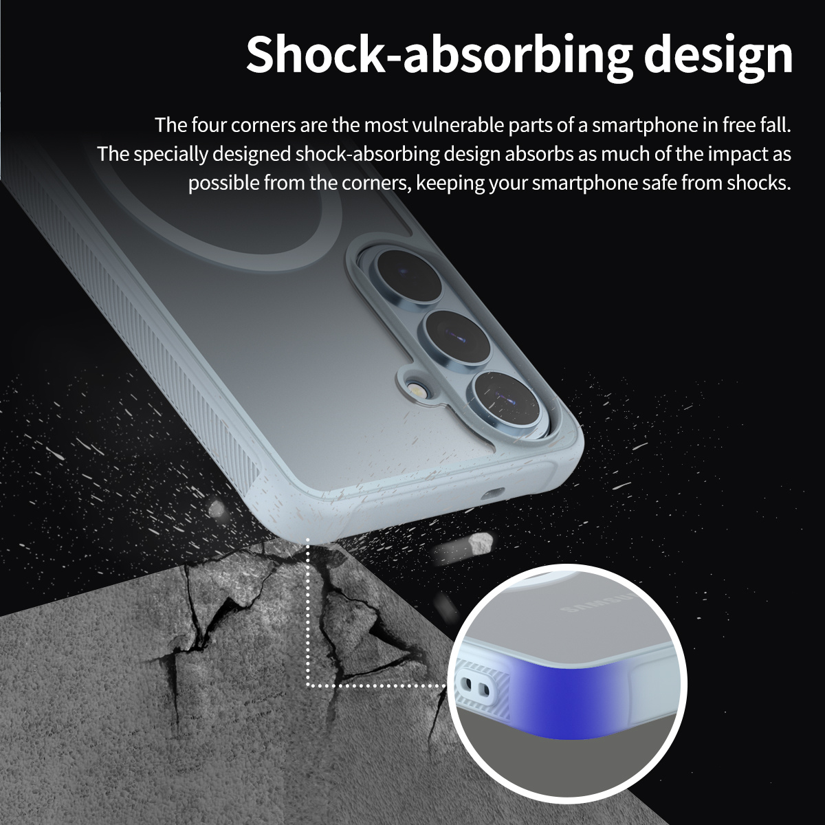 حافظة اراري  ماج سيف حافظة  سامسونج جالكسي  ألترا  أرمور أبيض