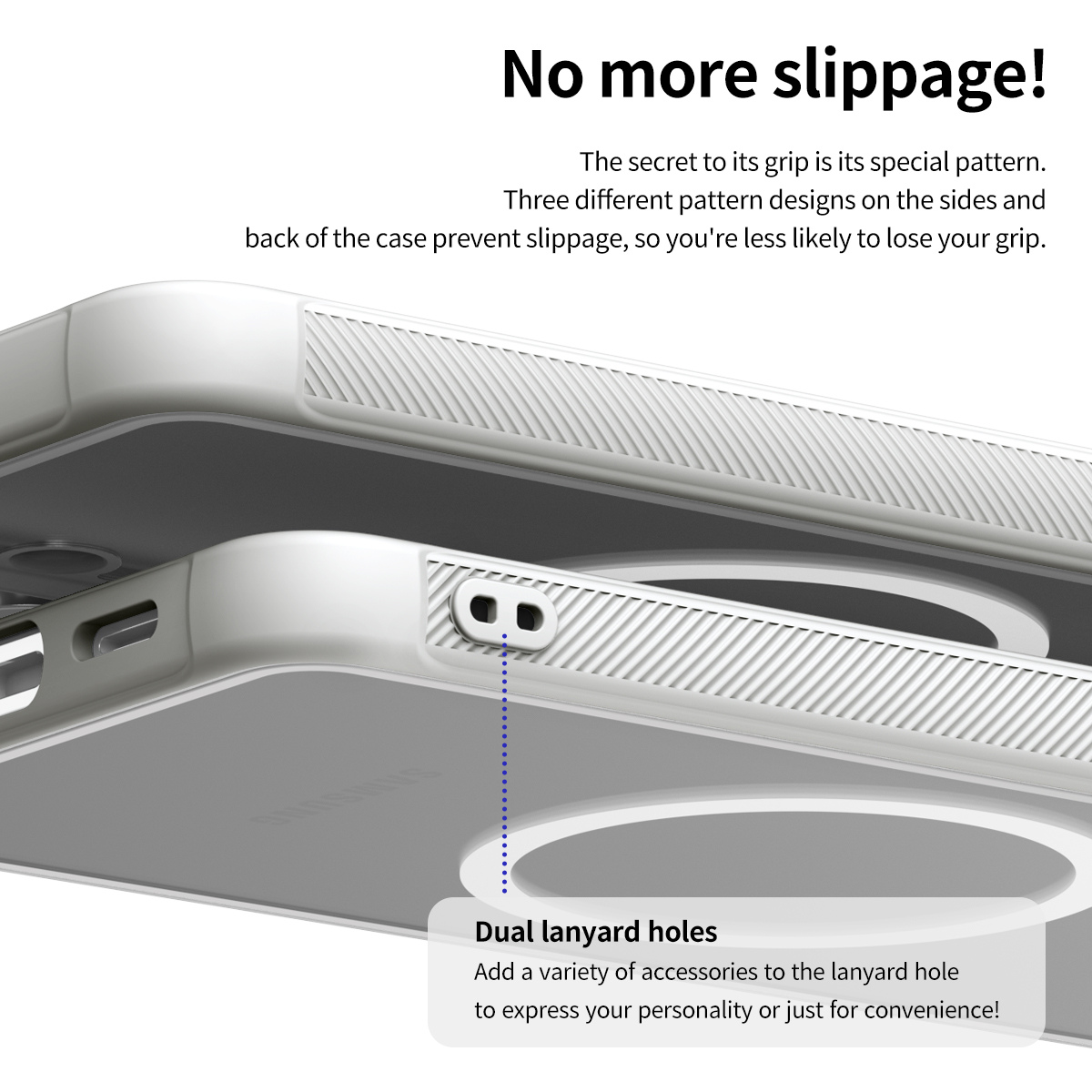 حافظة اراري  ماج سيف حافظة  سامسونج جالكسي  ألترا  أرمور أبيض