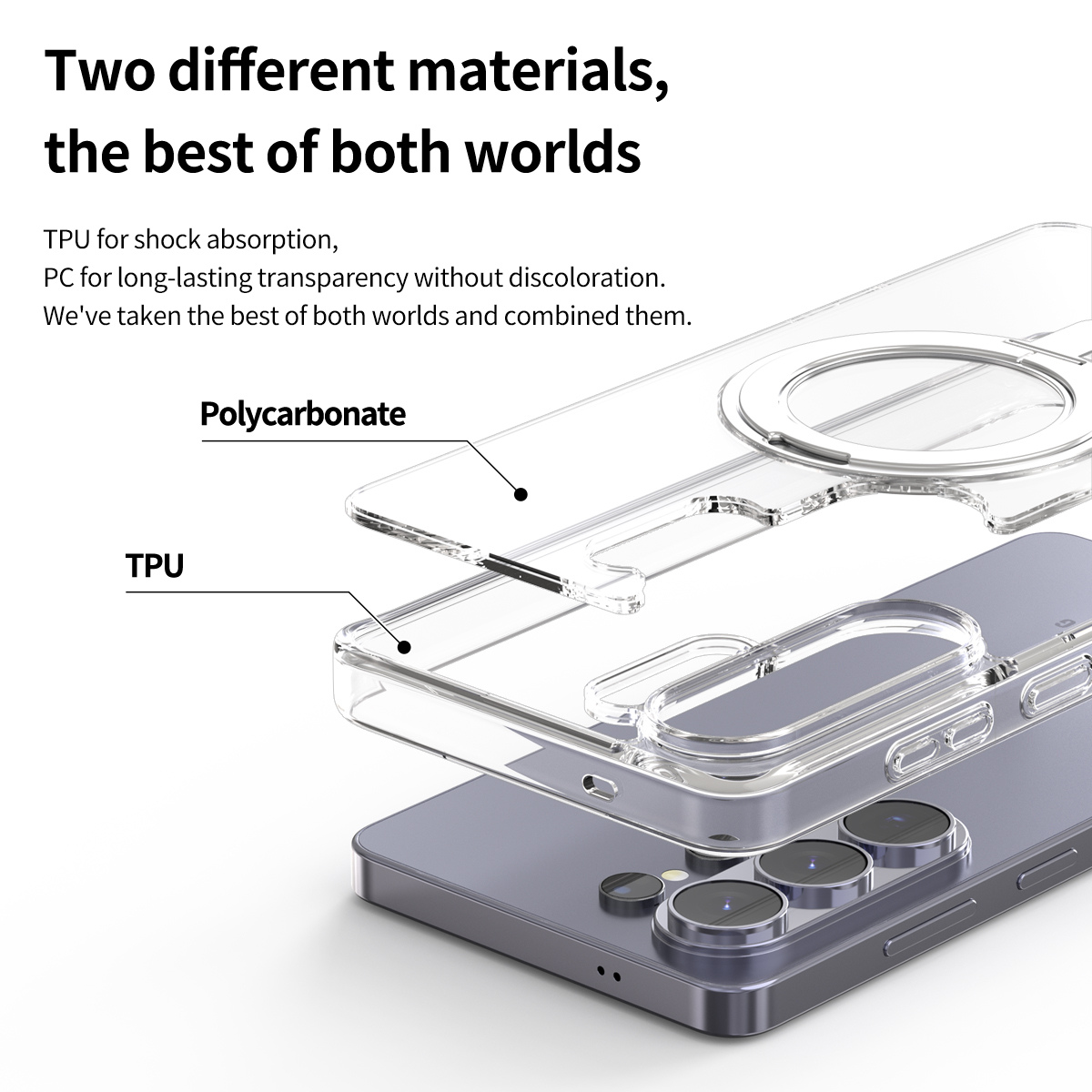 حافظة اراري  ماج سيف حافظة  سامسونج جالكسي  ألترا  شفاف