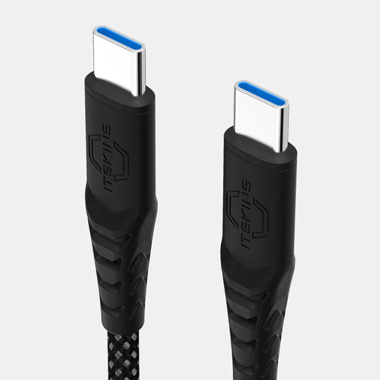 Itskins Hybrid Braided Cable - 100W / USB-C / 1.5 Meter / Black