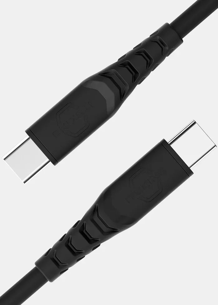 Itskins Spectrum Braided Cable - 60W / USB-C / 1.2 Meter /Black