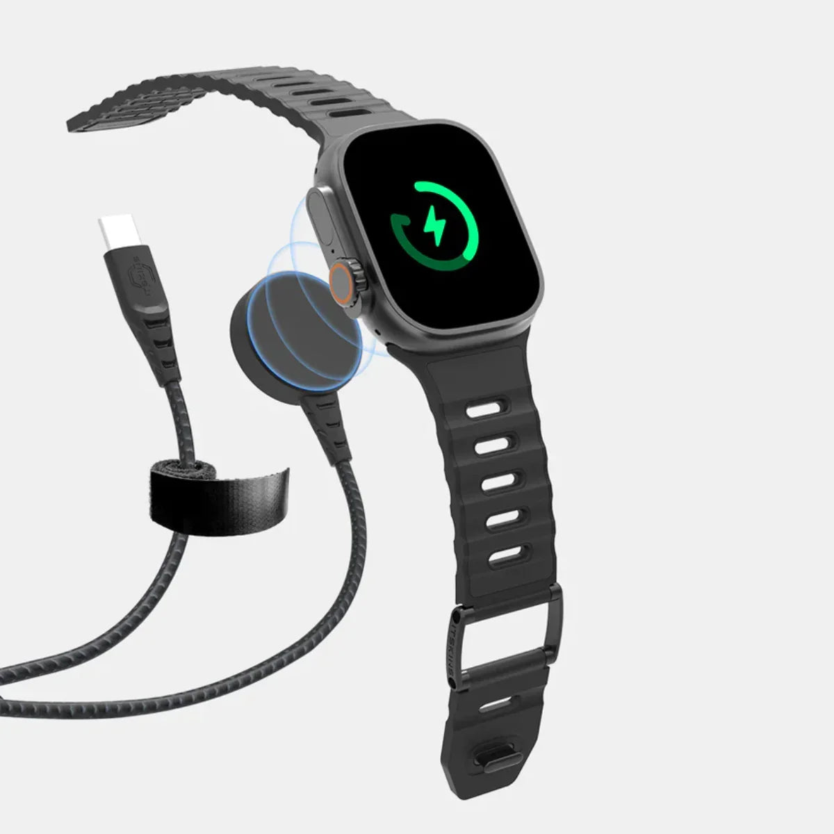 Itskins Hybrid Magnetic Pod Cable to USB-C - Black