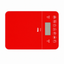 Fakir Digital Kitchen Scale - Red