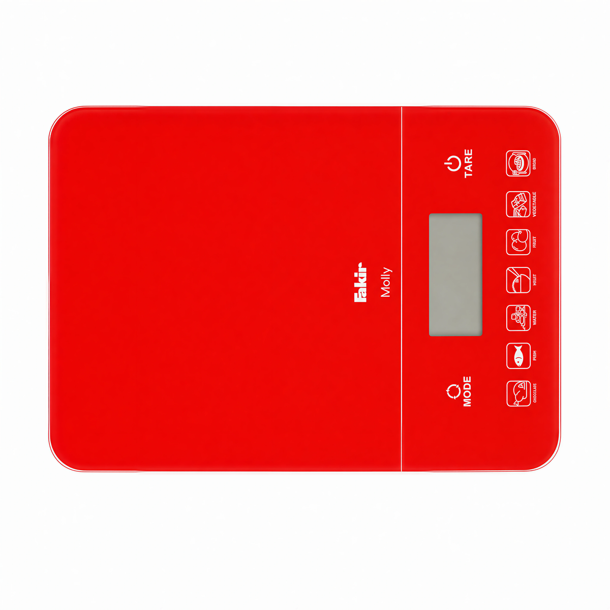 Fakir Digital Kitchen Scale - Red