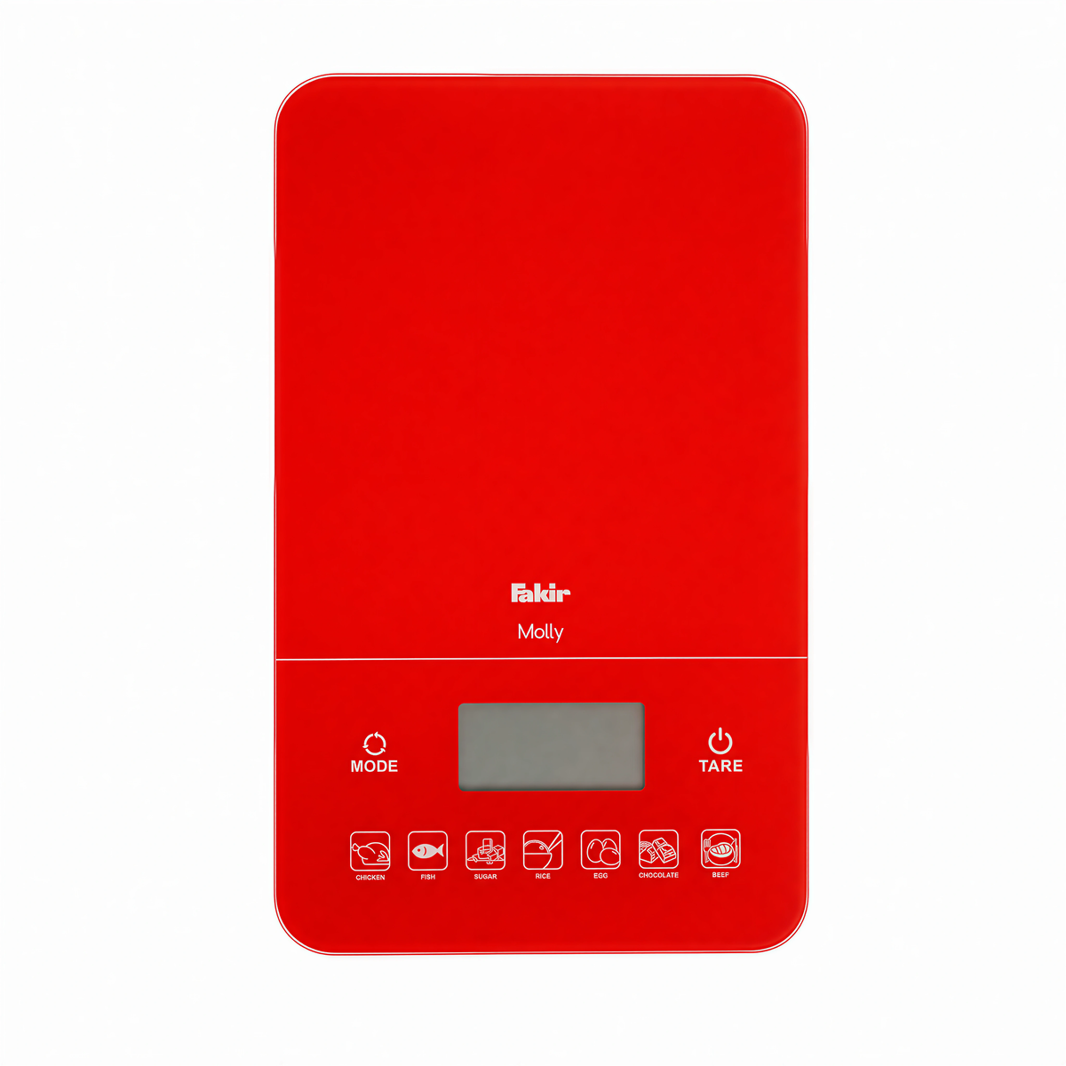 Fakir Digital Kitchen Scale - Red