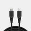Itskins Hybrid Cable - 27W / USB-C / Lightning / 2 Meter / Black