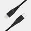 Itskins Hybrid Cable - 27W / USB-C / Lightning / 2 Meter / Black